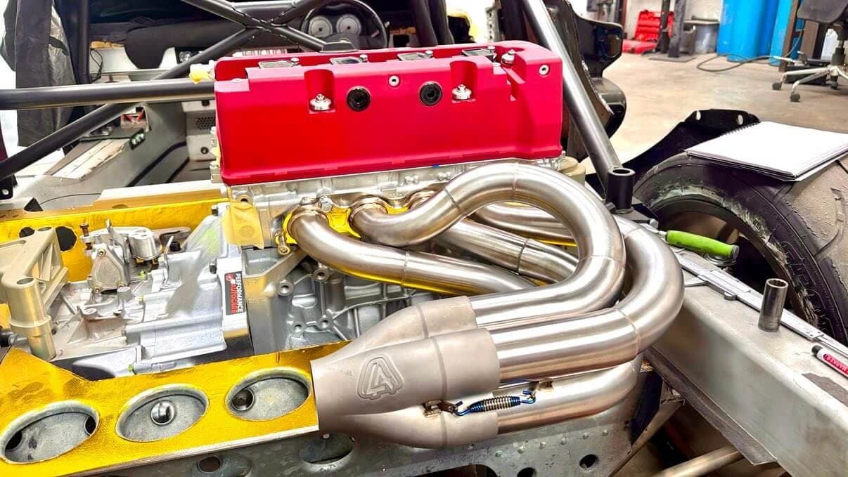 In progress Lotus Elige K-swap build with ITBs