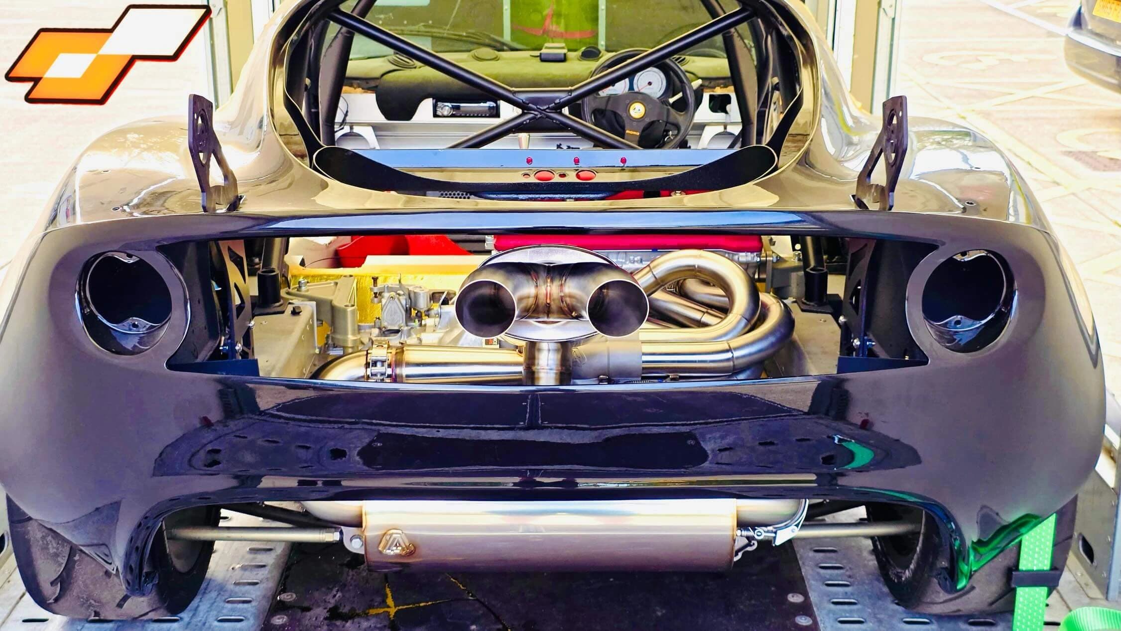 In progress Lotus Elise S2 K-swap build rear view